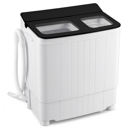 Portable Washing Machine 18 lbs Mini Laundry Machine with 11 LBS Washer-Blue LuxuryLifeWay Online Store