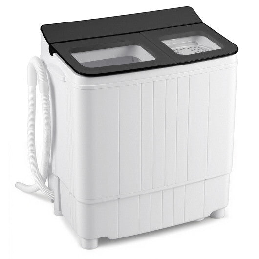 Portable Washing Machine 18 lbs Mini Laundry Machine with 11 LBS Washer-Blue LuxuryLifeWay Online Store