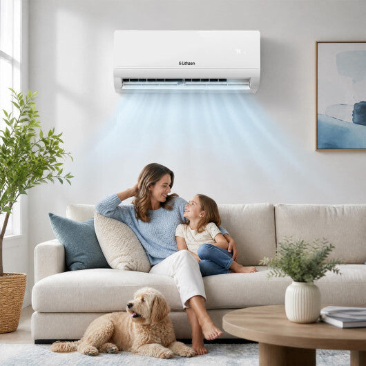 Lithzen 12000 BTU 115V 17 SEER2 Mini Split Air Conditioner and Heater WiFi Enabled LuxuryLifeWay Online Store