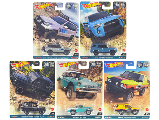 "HW Off Road" 5 piece Set "Car Culture" Series Diecast Model Cars by Hot Wheels LuxuryLifeWay Online Store