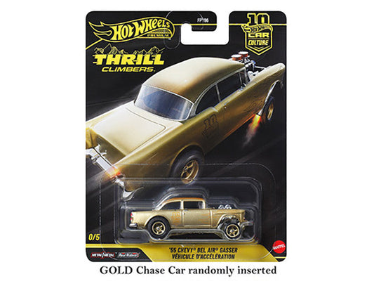 "Thrill Climbers" 5 piece Set "Car Culture 10th Anniversary" 2025 Series Q Diecast Model Cars by Hot Wheels LuxuryLifeWay Online Store