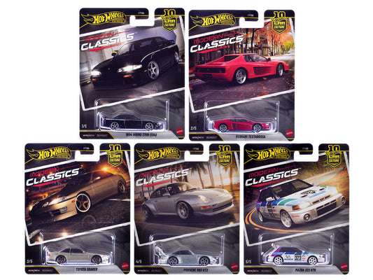 "Modern Classics" 5 piece Set "Car Culture 10th Anniversary" 2026 Series S Diecast Model Cars by Hot Wheels LuxuryLifeWay Online Store