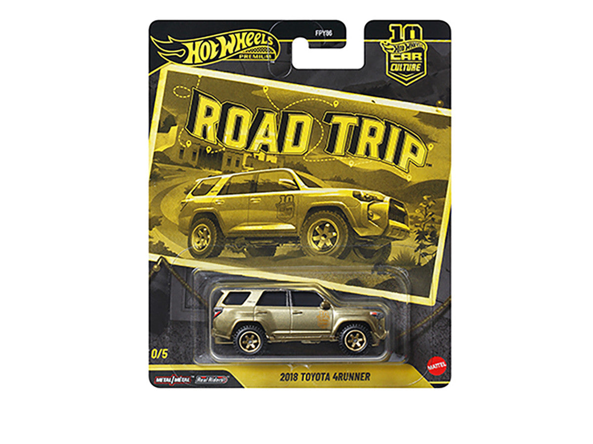 "Road Trip" 5 piece Set "Car Culture 10th Anniversary" Series V Diecast Model Cars by Hot Wheels LuxuryLifeWay Online Store