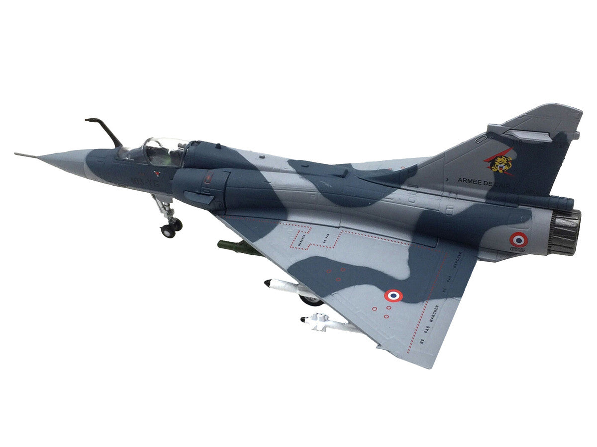 Dassault Mirage 2000C Fighter Aircraft "EC 1/12 Cambresis SPA 162 Tigre NATO Tiger Meet Belgium" (2009) Armee de l'Air (French Air Force)  1/100 Diecast Model Airplane LuxuryLifeWay Online Store