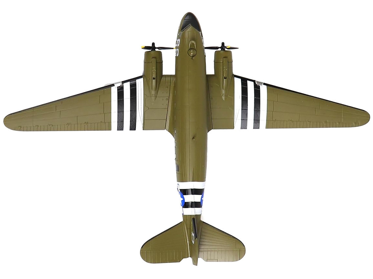 Douglas C-47 Skytrain Transport Aircraft "Night Fright 79th Troop Carrier Squadron 436th Troop Carrier Group D-Day" (1944) United States Army Air Forces 1/100 Diecast Model LuxuryLifeWay Online Store
