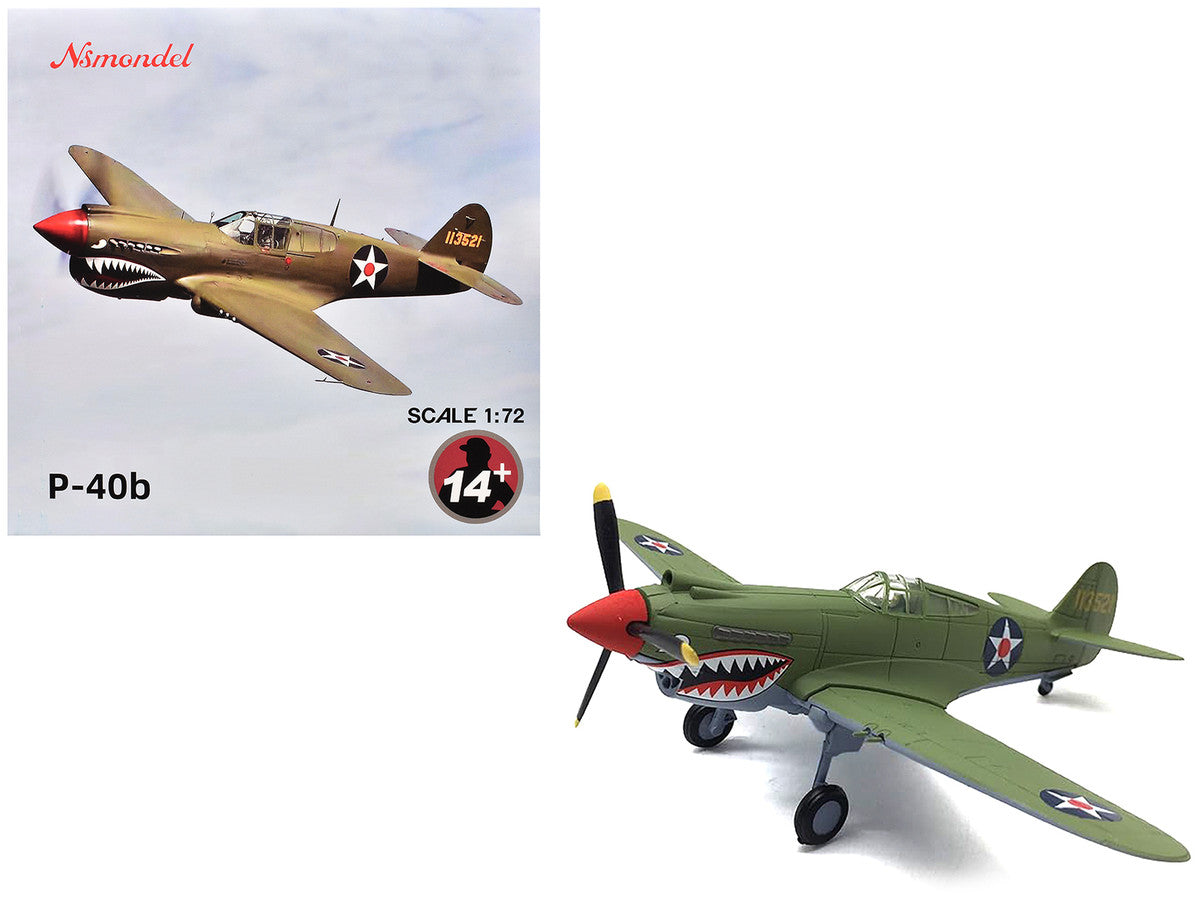 Curtiss P-40E Warhawk Fighter Aircraft "China-Burma-India Theater" (1942) United States Army Air Forces 1/72 Diecast Model Airplane LuxuryLifeWay Online Store