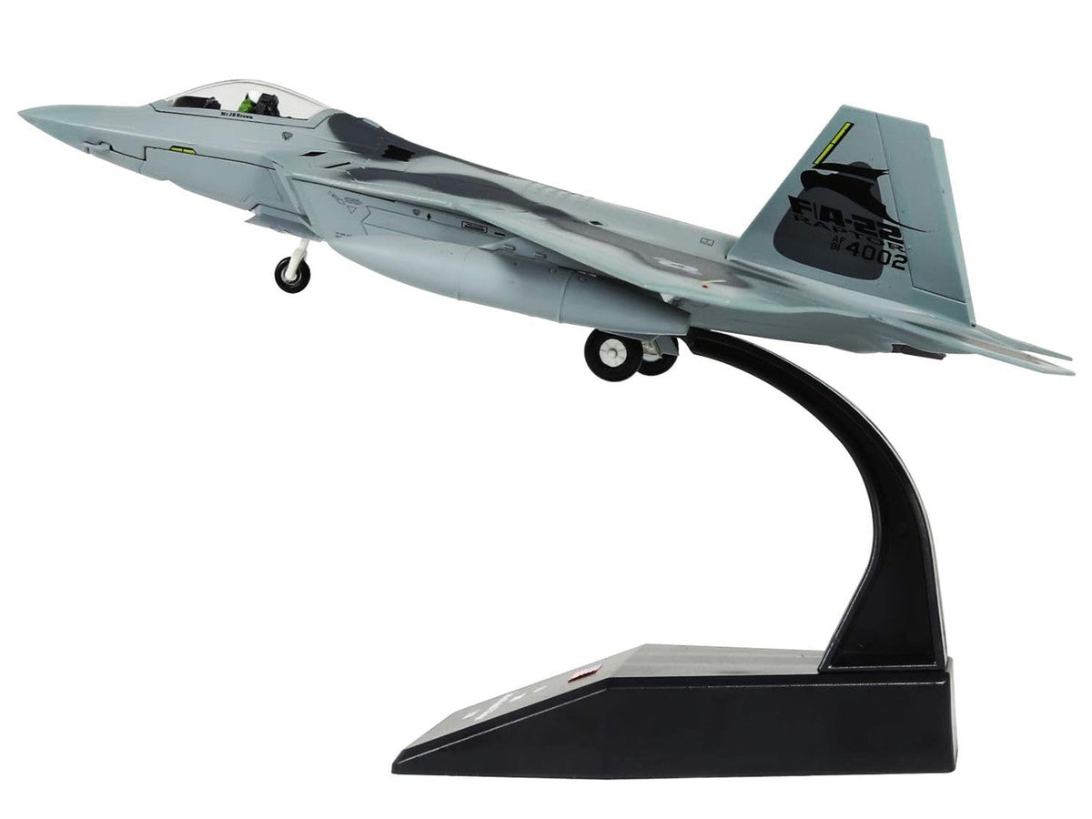 Lockheed Martin F-22A Raptor Stealth Aircraft "27th Figher Squadron 1st Operations Group Langley AFB" (2005) United States Air Force 1/100 Diecast Model Airplane LuxuryLifeWay Online Store
