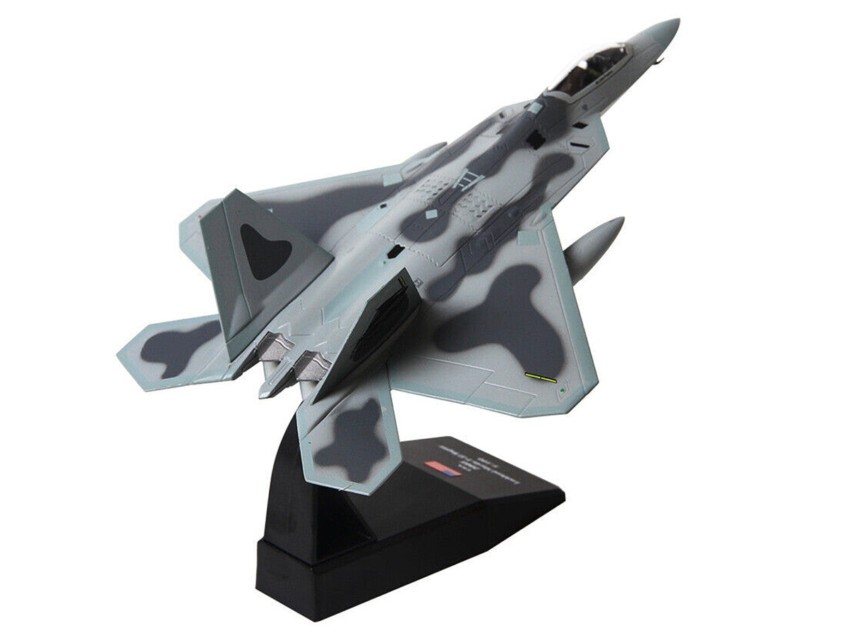 Lockheed Martin F-22A Raptor Stealth Aircraft "27th Figher Squadron 1st Operations Group Langley AFB" (2005) United States Air Force 1/100 Diecast Model Airplane LuxuryLifeWay Online Store