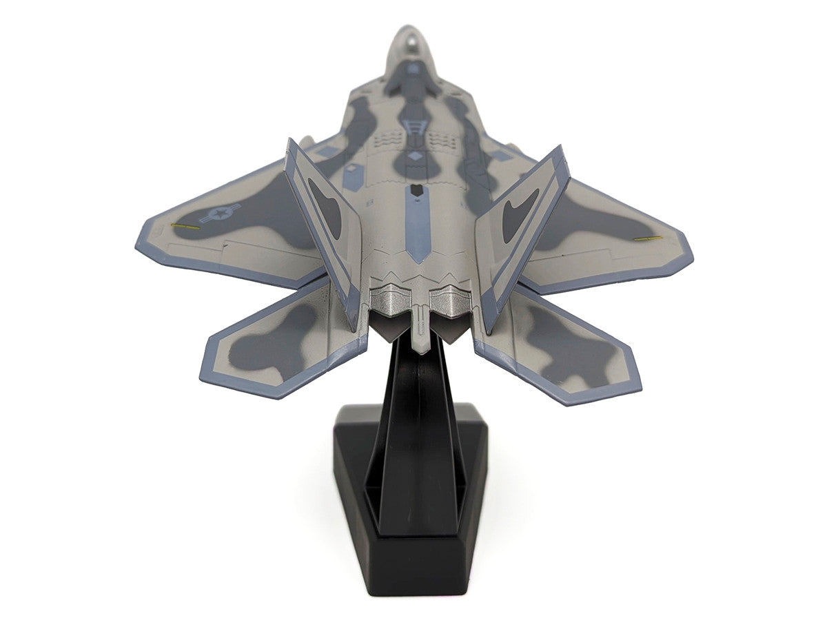 Lockheed Martin F-22A Raptor Aircraft "Spirit of America 412th Test Wing Edwards Air Force Base" (1997) United States Air Force 1/100 Diecast Model Airplane LuxuryLifeWay Online Store