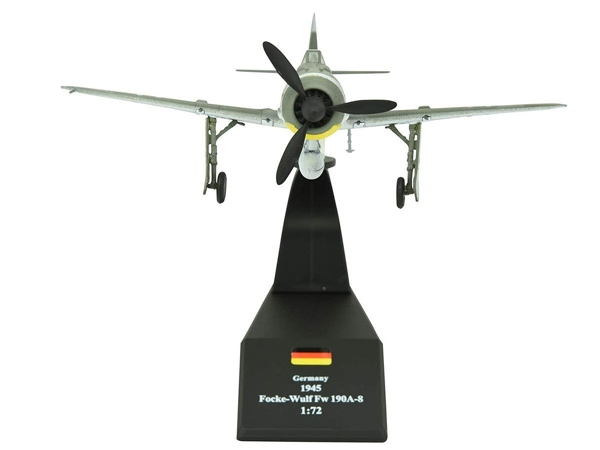 Focke-Wulf Fw 190A-8 Fighter Aircraft "98-Victory Ace Staffelkapitaen Horst Hannig I./JG 2 Triqueville France" (1943) German Luftwaffe 1/72 Diecast Model Airplane LuxuryLifeWay Online Store