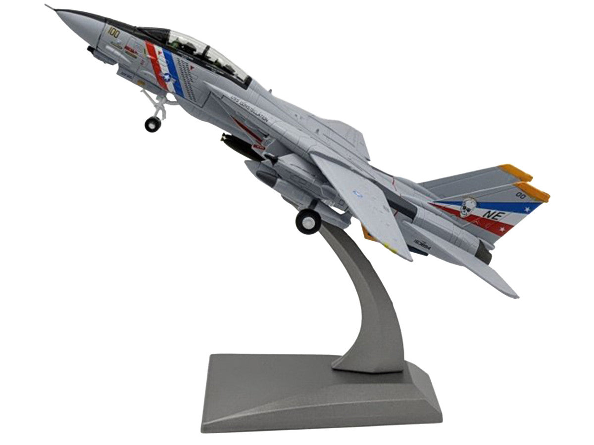 Grumman F-14D Tomcat Aircraft "VF-2 Bounty Hunters USS Constellation" (1990s) United States Navy 1/100 Diecast Model Airplane LuxuryLifeWay Online Store