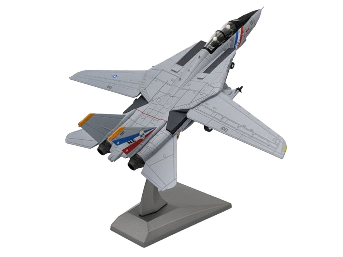 Grumman F-14D Tomcat Aircraft "VF-2 Bounty Hunters USS Constellation" (1990s) United States Navy 1/100 Diecast Model Airplane LuxuryLifeWay Online Store
