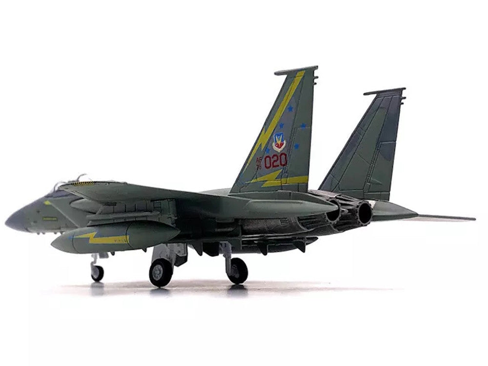 McDonnell Douglas F-15A Eagle Aircraft "Spittin Kittens 5th Fighter-Interceptor Squadron Tactical Air Command Minot AFB" (1985) United States Air Force 1/100 Diecast Model Airplane LuxuryLifeWay Online Store