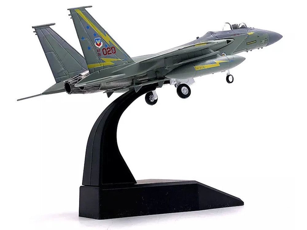 McDonnell Douglas F-15A Eagle Aircraft "Spittin Kittens 5th Fighter-Interceptor Squadron Tactical Air Command Minot AFB" (1985) United States Air Force 1/100 Diecast Model Airplane LuxuryLifeWay Online Store