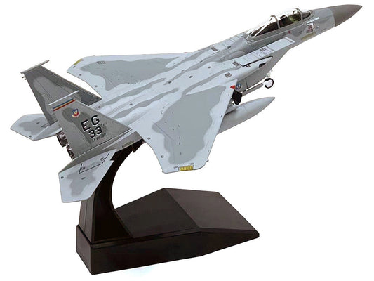 McDonnell Douglas F-15C Eagle Aircraft "MiG Killer Gulf Spirit 58th Tactical Fighter Squadron 33rd Tactical Fighter Wing Desert Storm" (1991) United States Air Force 1/100 Diecast Model Airplane LuxuryLifeWay Online Store
