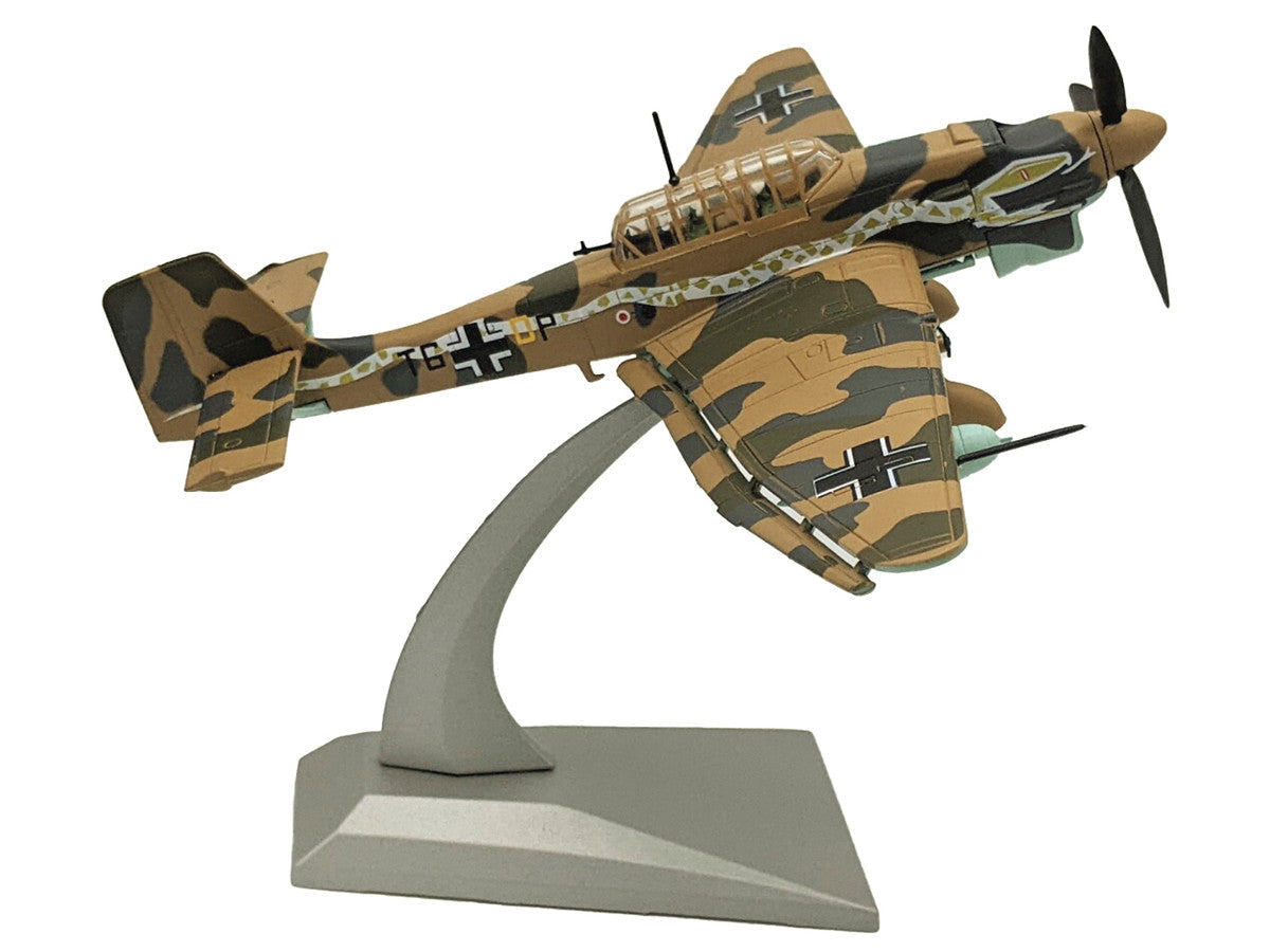 Junkers Ju 87R Trop Stuka Bomber Aircraft "Immelmann 6./StG 2 Libya" (1941) German Luftwaffe 1/72 Diecast Model Airplane LuxuryLifeWay Online Store