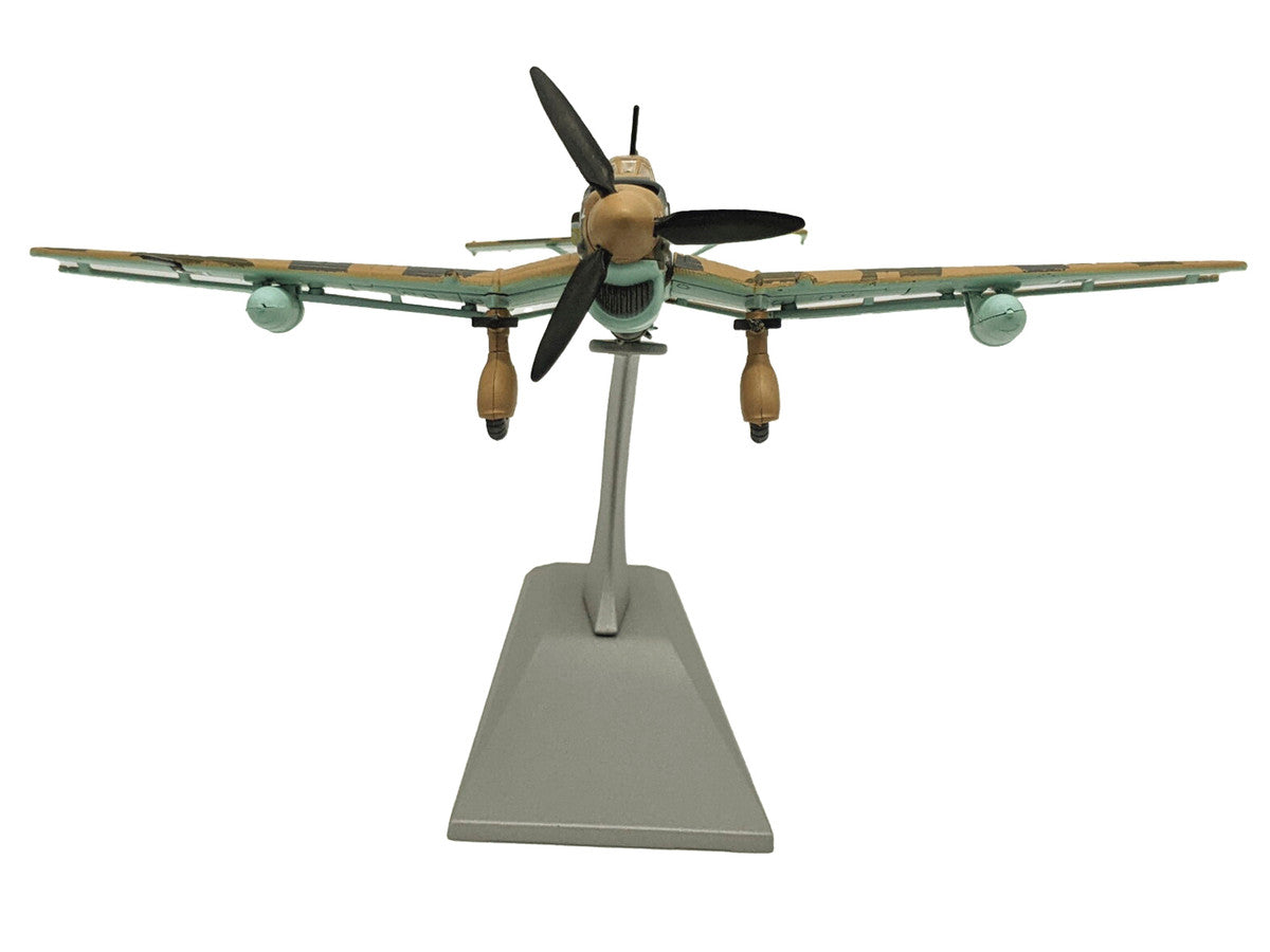 Junkers Ju 87R Trop Stuka Bomber Aircraft "Immelmann 6./StG 2 Libya" (1941) German Luftwaffe 1/72 Diecast Model Airplane LuxuryLifeWay Online Store