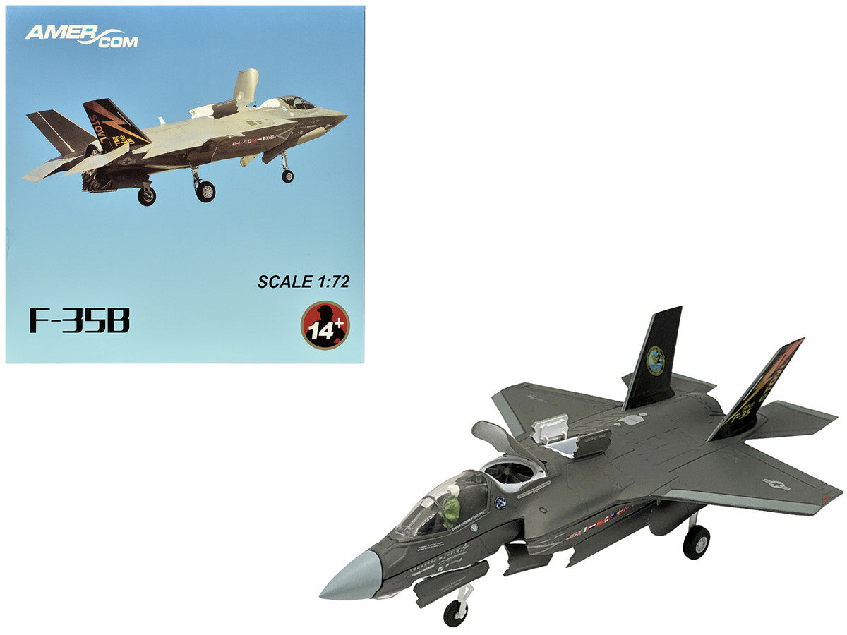 Lockheed Martin F-35B (STOVL) Lightning II Aircraft "BF-01 Prototype Air Test an Evaluation Squadron 23 (VX-23) Salty Dogs" (2009) United States Navy 1/72 Diecast Model Airplane LuxuryLifeWay Online Store