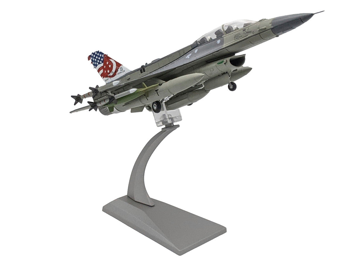 General Dynamics F-16D Fighting Falcon Fighter Aircraft "425th Fighter Squadron Best of Both Worlds Peace Carvin II 25th Anniversary Livery 56th Fighter Wing Luke AFB" (2018) United States Air Force 1/72 Diecast Model Airplane LuxuryLifeWay Online Store