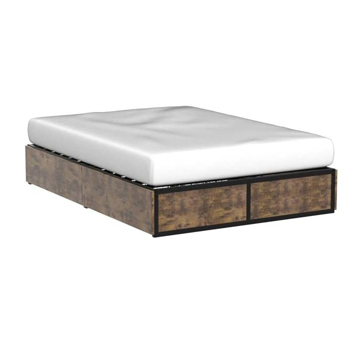 Full Metal Wood Platform Bed Frame with 4 Storage Drawers - 600 lbs Max Weight LuxuryLifeWay Online Store