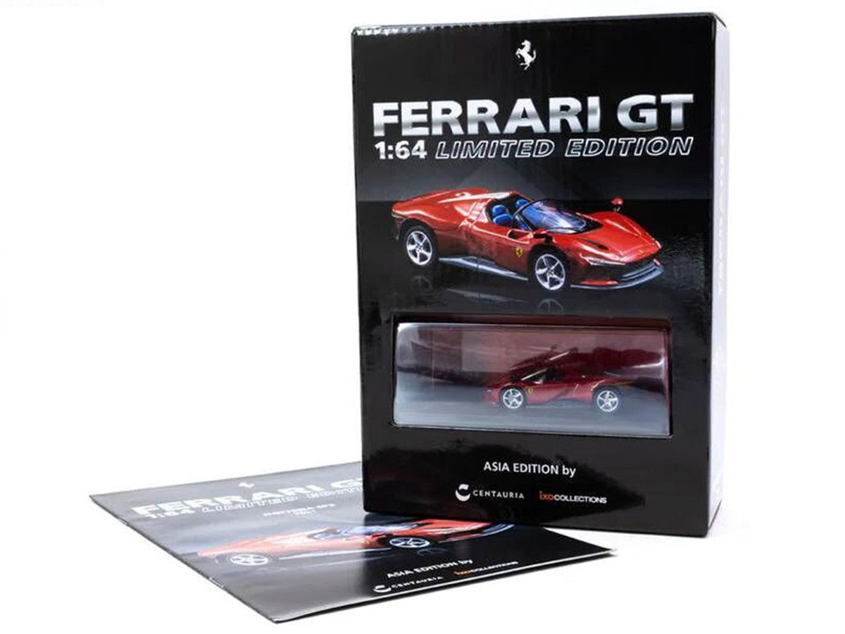 2021 Ferrari Daytona SP3 Red Metallic with Booklet 1/64 Diecast Model Car by Centauria LuxuryLifeWay Online Store
