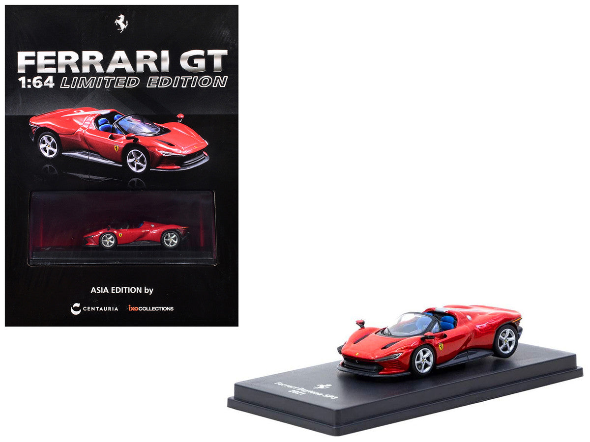 2021 Ferrari Daytona SP3 Red Metallic with Booklet 1/64 Diecast Model Car by Centauria LuxuryLifeWay Online Store