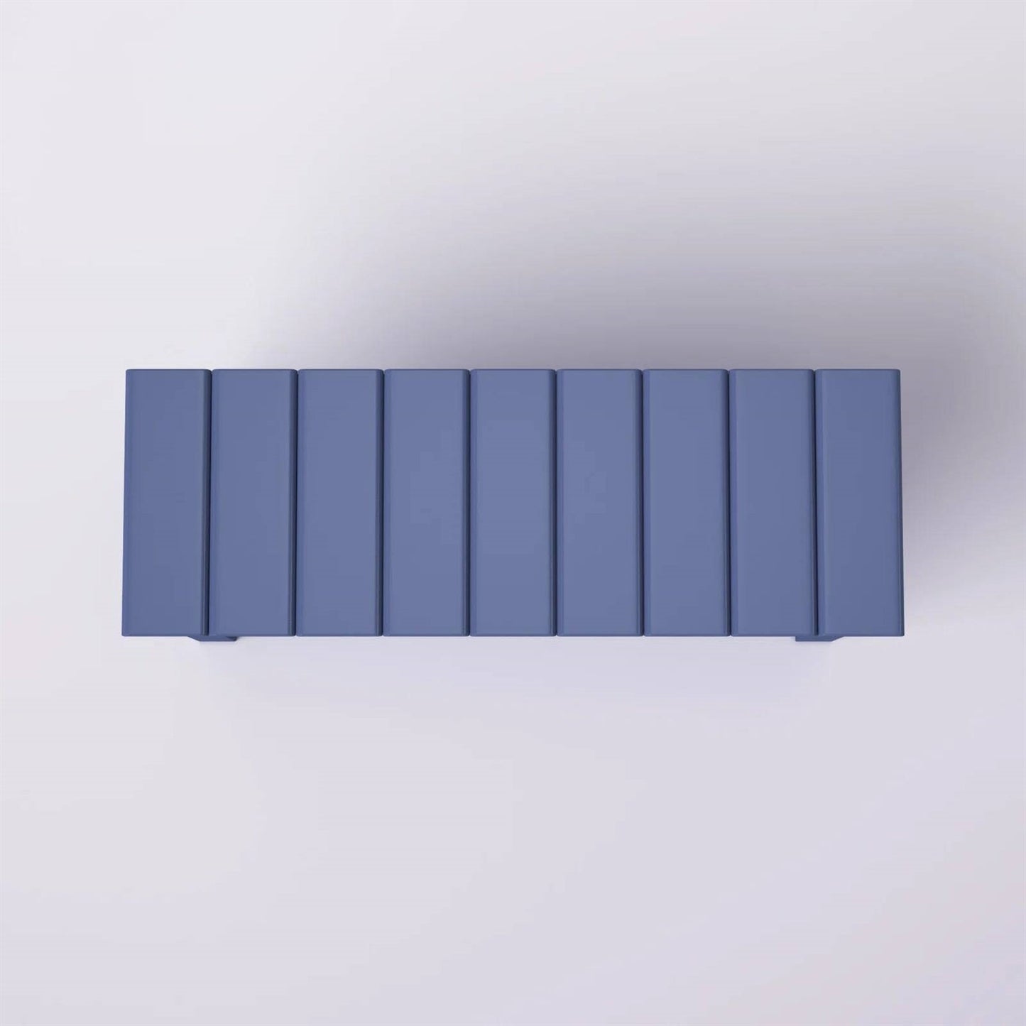 Blue Wood 2-Shelf Shoe Rack Storage Bench - 150 lbs. Weight Capacity LuxuryLifeWay Online Store