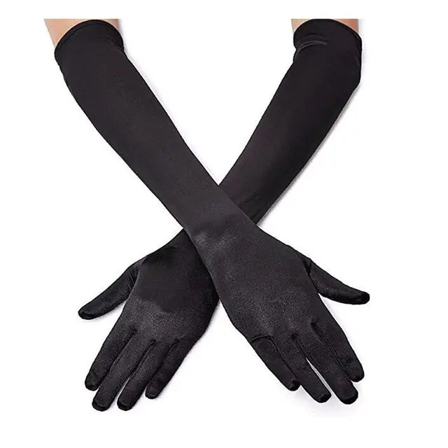 Gothic Punk Role-Play Leather Gloves