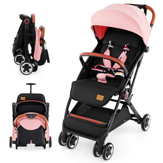 Versatile Travel Stroller with Safety Harness  Smooth Suspension & Large Storage LuxuryLifeWay Online Store