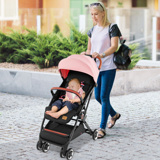 Versatile Travel Stroller with Safety Harness  Smooth Suspension & Large Storage LuxuryLifeWay Online Store