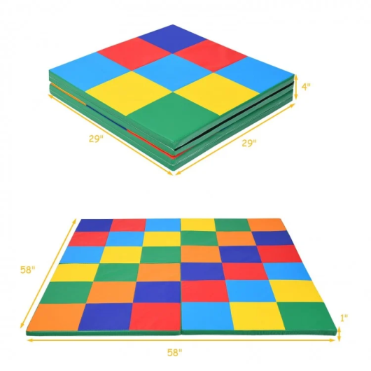 58 Inch Foldable Portable and Easy Storage Baby Activity Floor Mat LuxuryLifeWay Online Store