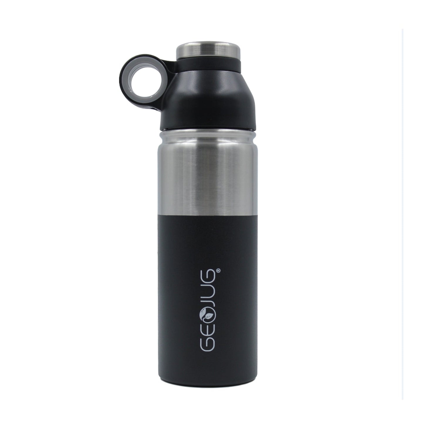Brentwood GeoJug 24oz Stainless Steel Vacuum Insulated Water Bottle, Black LuxuryLifeWay Online Store