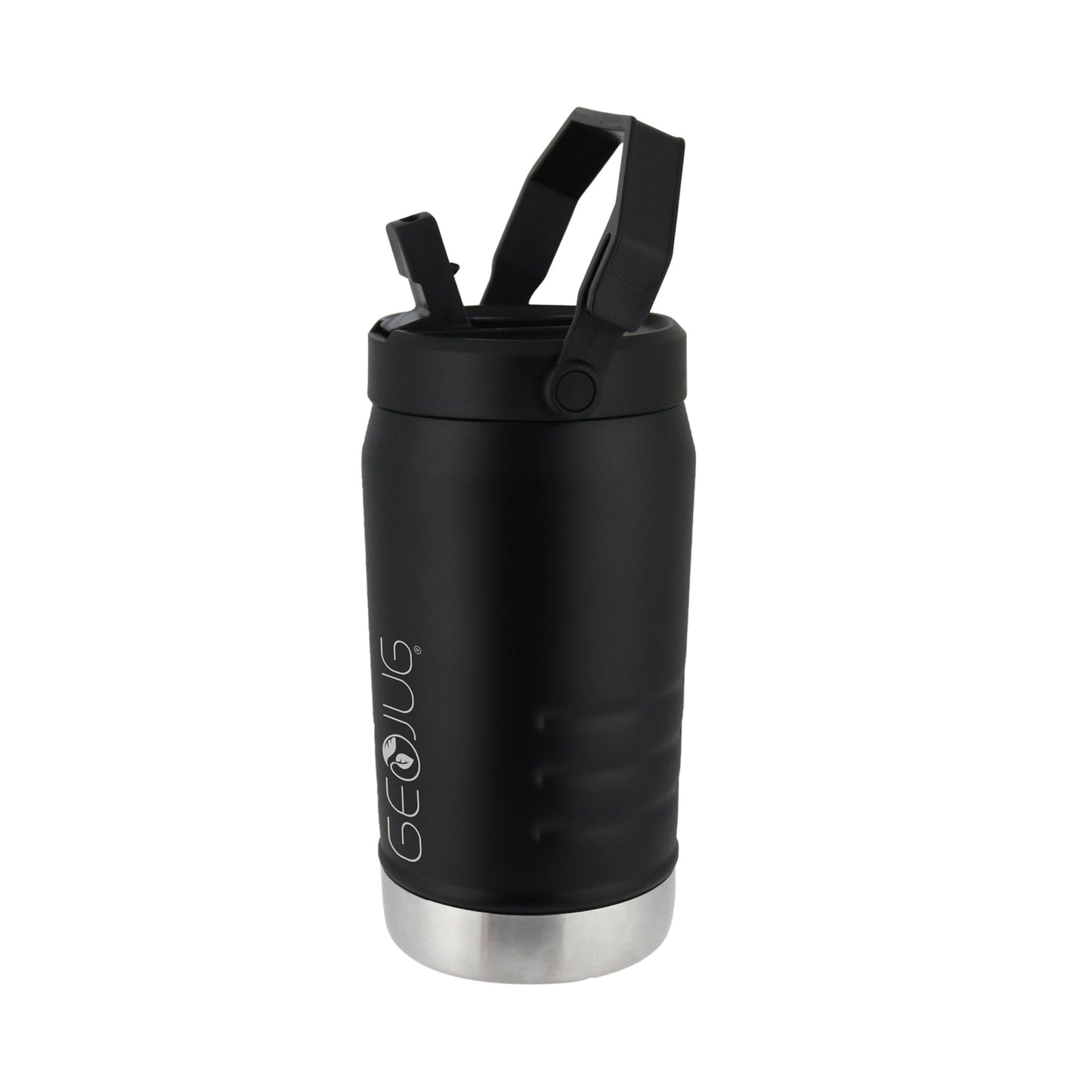 Brentwood GeoJug 40 Ounce Stainless Steel Insulated Water Bottle in Black with Sports Lid LuxuryLifeWay Online Store
