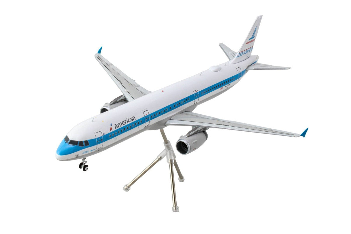 Airbus A321 Commercial Aircraft "American Airlines - Piedmont" (N581UW) White with Blue Stripes "Gemini 200" Series 1/200 Diecast Model Airplane by GeminiJets LuxuryLifeWay Online Store