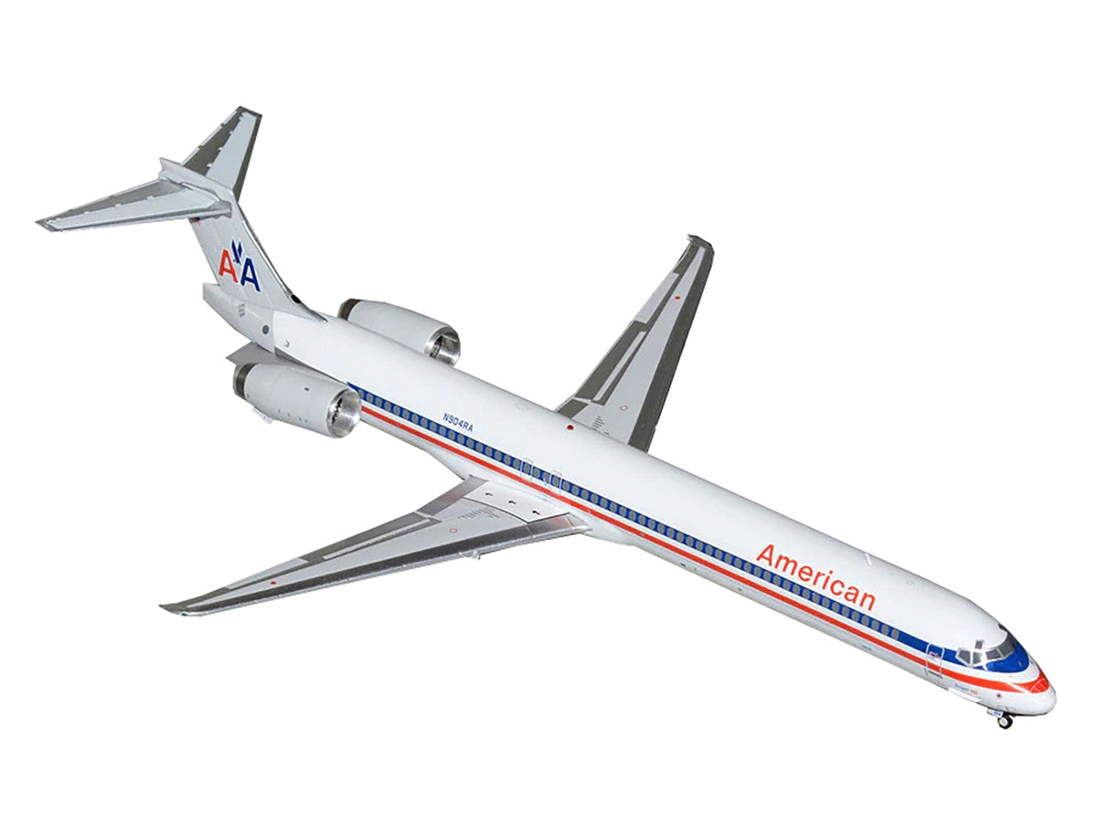 McDonnell Douglas MD-90 Commercial Aircraft "American Airlines" (N904RA) White with Red and Blue Stripes "Gemini 200" Series 1/200 Diecast Model Airplane by GeminiJets LuxuryLifeWay Online Store
