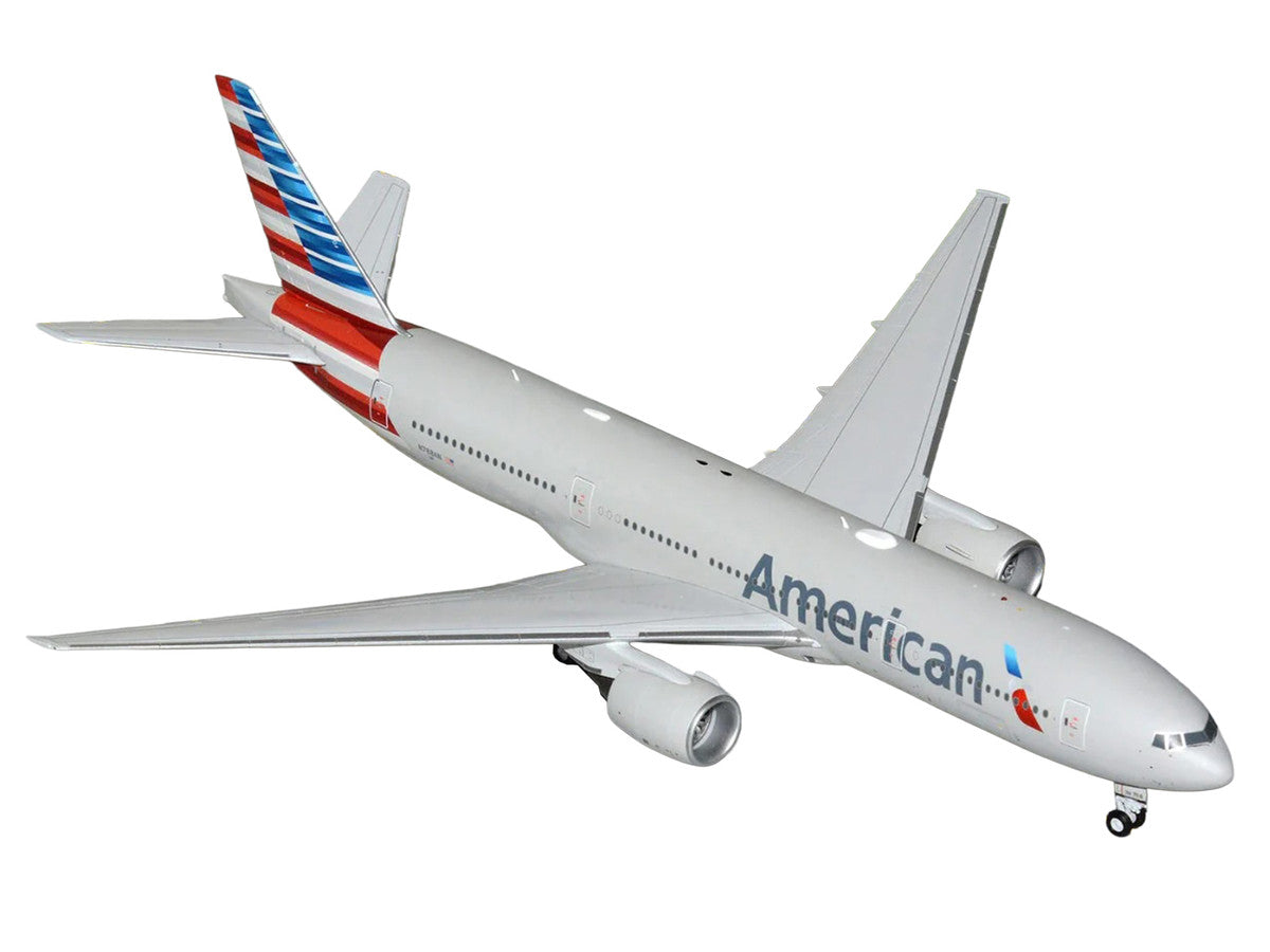 Boeing 777-200ER Commercial Aircraft "American Airlines" (N788AN) Silver with Striped Tail "Gemini 200" 1/200 Diecast Model Airplane by GeminiJets LuxuryLifeWay Online Store