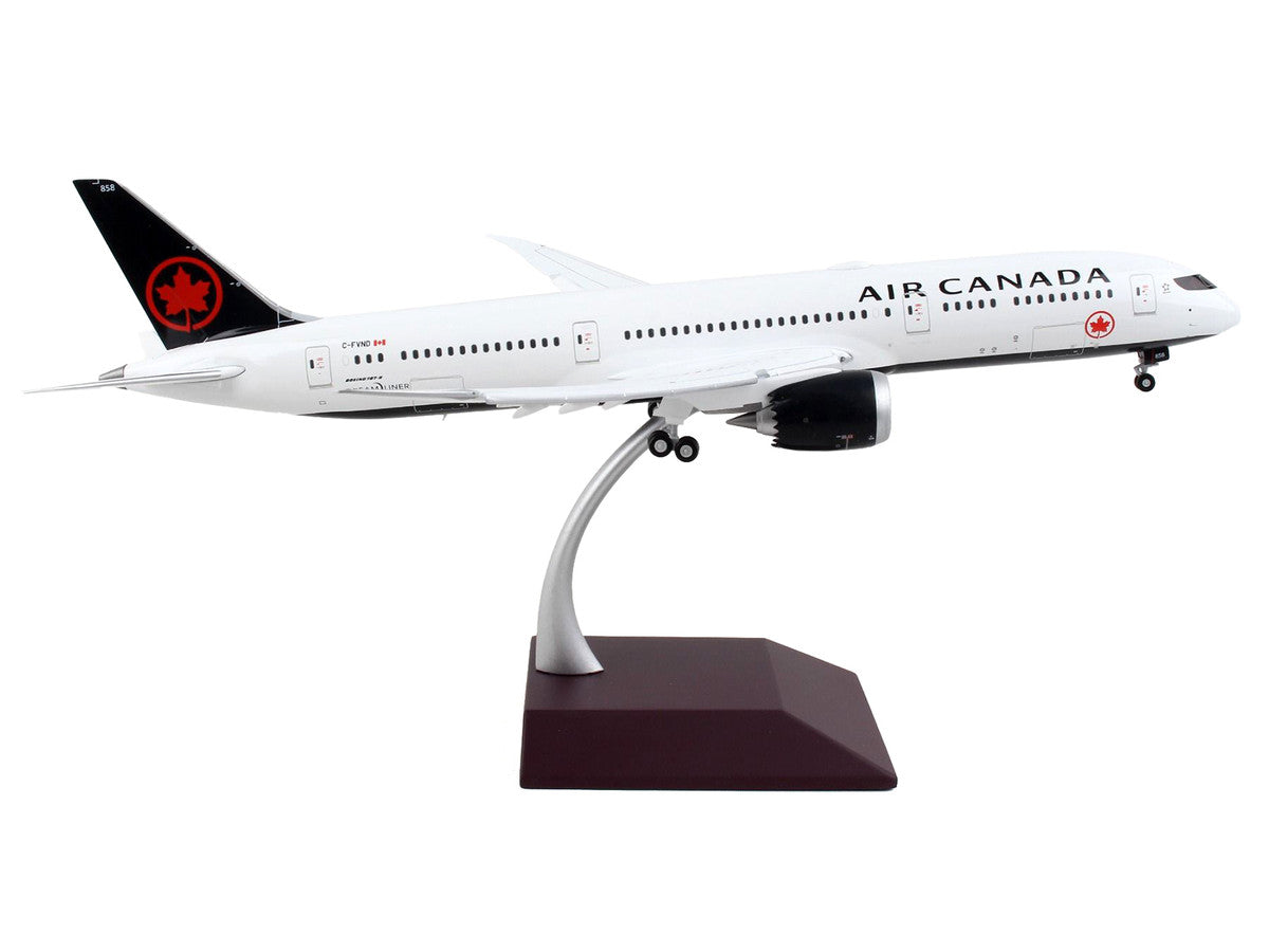 Boeing 787-9 Commercial Aircraft with Flaps Down "Air Canada" White with Black Tail "Gemini 200" Series 1/200 Diecast Model Airplane by GeminiJets LuxuryLifeWay Online Store