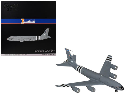 Boeing KC-135R Stratotanker Tanker Aircraft "Illinois Air National Guard" (63-7981) United States Air Force "Gemini 200" Series 1/200 Diecast Model by GeminiJets LuxuryLifeWay Online Store