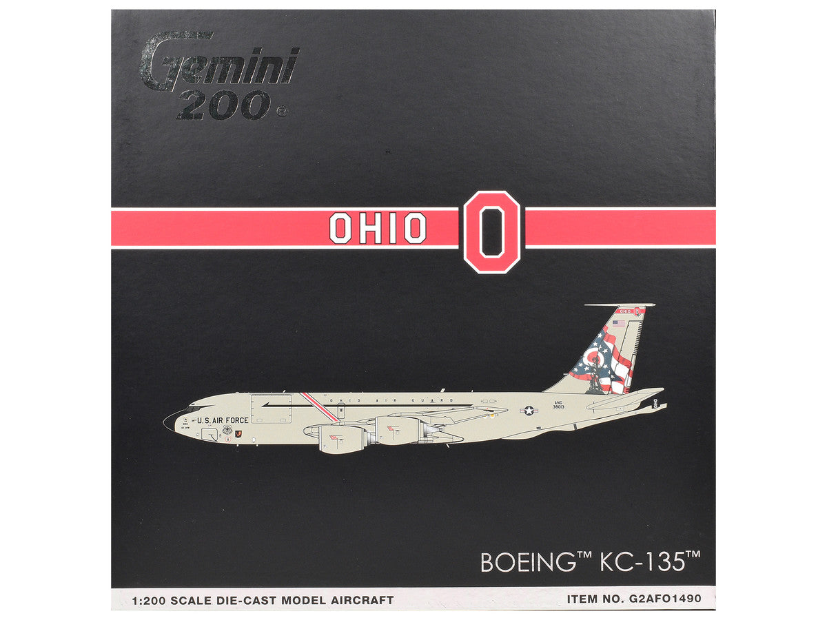 Boeing KC-135 Stratotanker Tanker Aircraft "63-8013 Ohio Air National Guard" United States Air Force "Gemini 200" Series 1/200 Diecast Model Airplane by GeminiJets LuxuryLifeWay Online Store