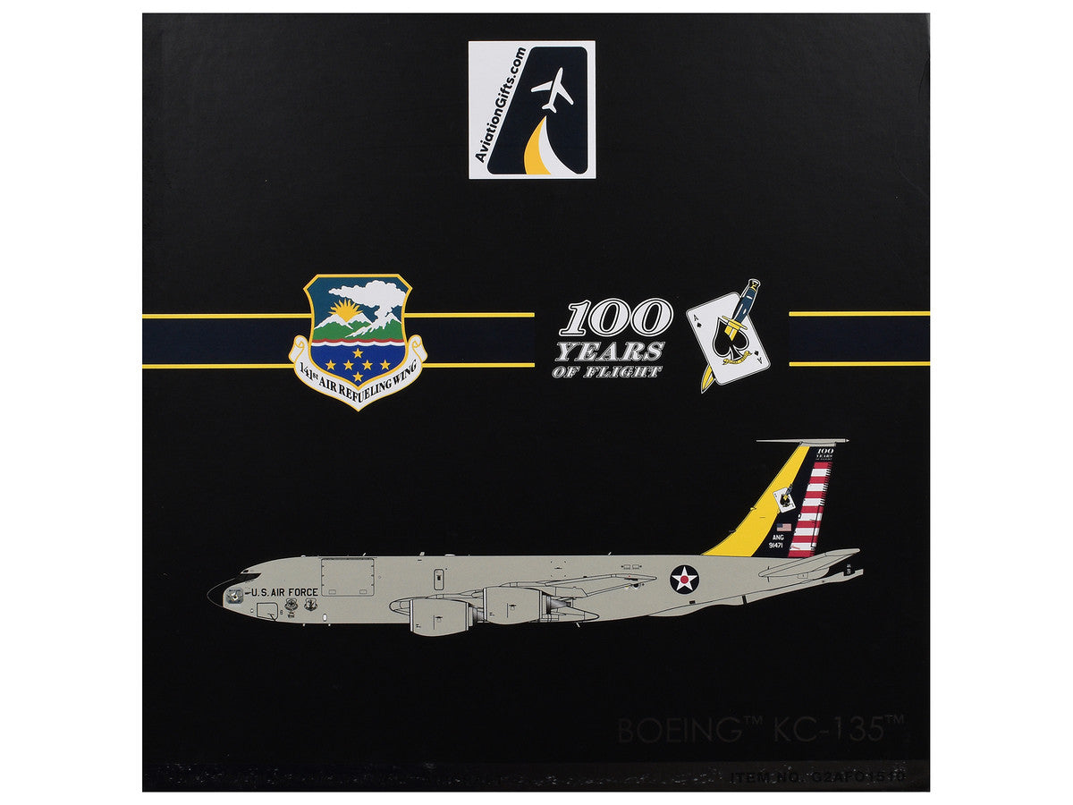 Boeing KC-135 Stratotanker Tanker Aircraft "Washington Air National Guard - 100 Years" United States Air Force "Gemini 200" Series 1/200 Diecast Model Airplane by GeminiJets LuxuryLifeWay Online Store