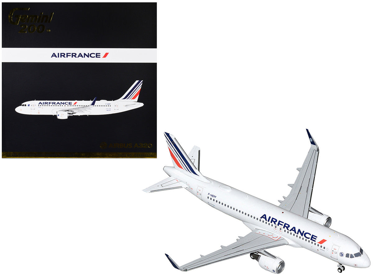 Airbus A320 Commercial Aircraft "Air France" White with Tail Stripes "Gemini 200" Series 1/200 Diecast Model Airplane by GeminiJets LuxuryLifeWay Online Store