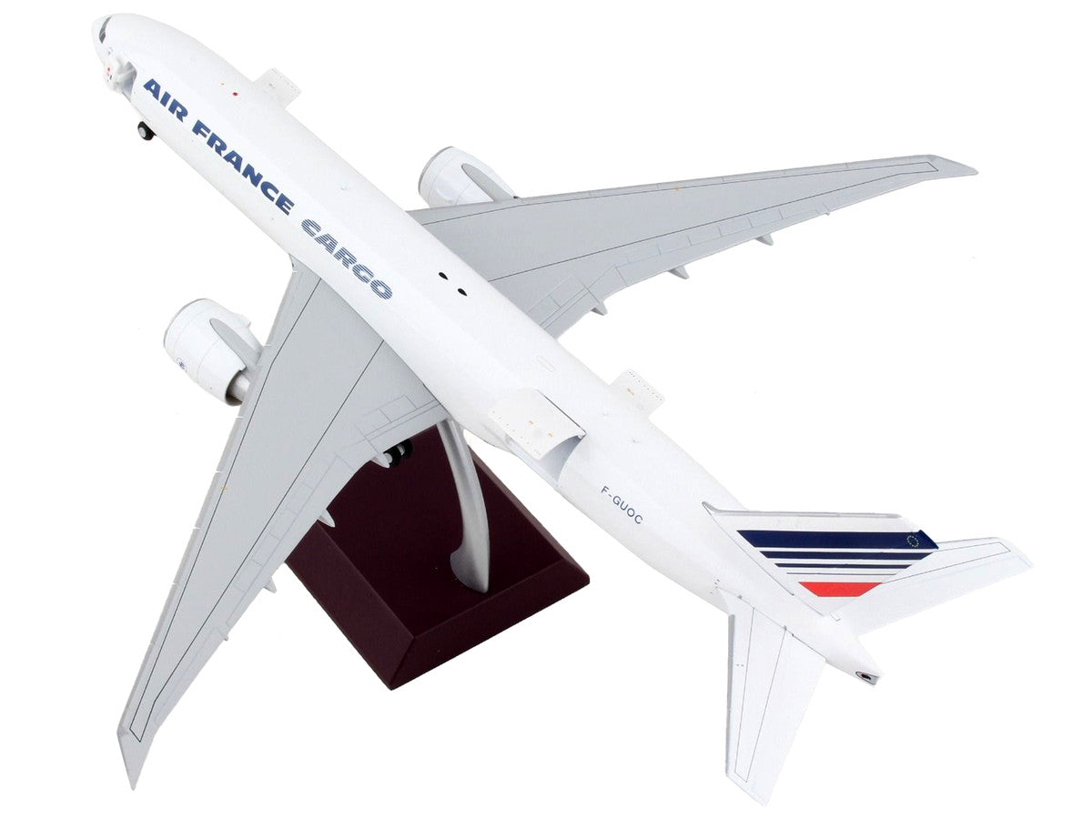 Boeing 777F Commercial Aircraft "Air France Cargo" White with Striped Tail "Gemini 200 - Interactive" Series 1/200 Diecast Model Airplane by GeminiJets LuxuryLifeWay Online Store