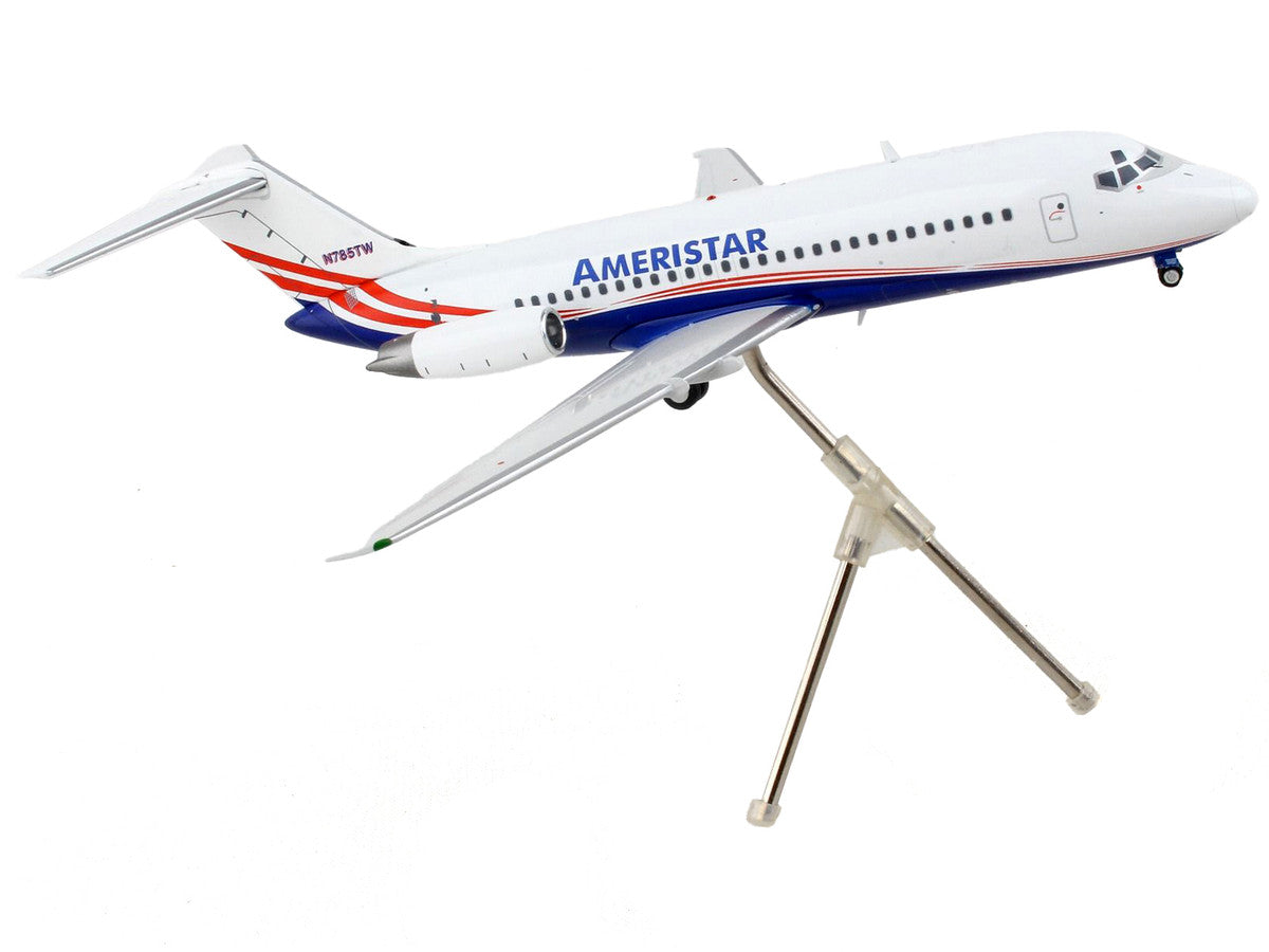 McDonnell Douglas DC-9-15F Commercial Aircraft "Ameristar Air Cargo" White with Blue and Red Stripes "Gemini 200" Series 1/200 Diecast Model Airplane by GeminiJets LuxuryLifeWay Online Store