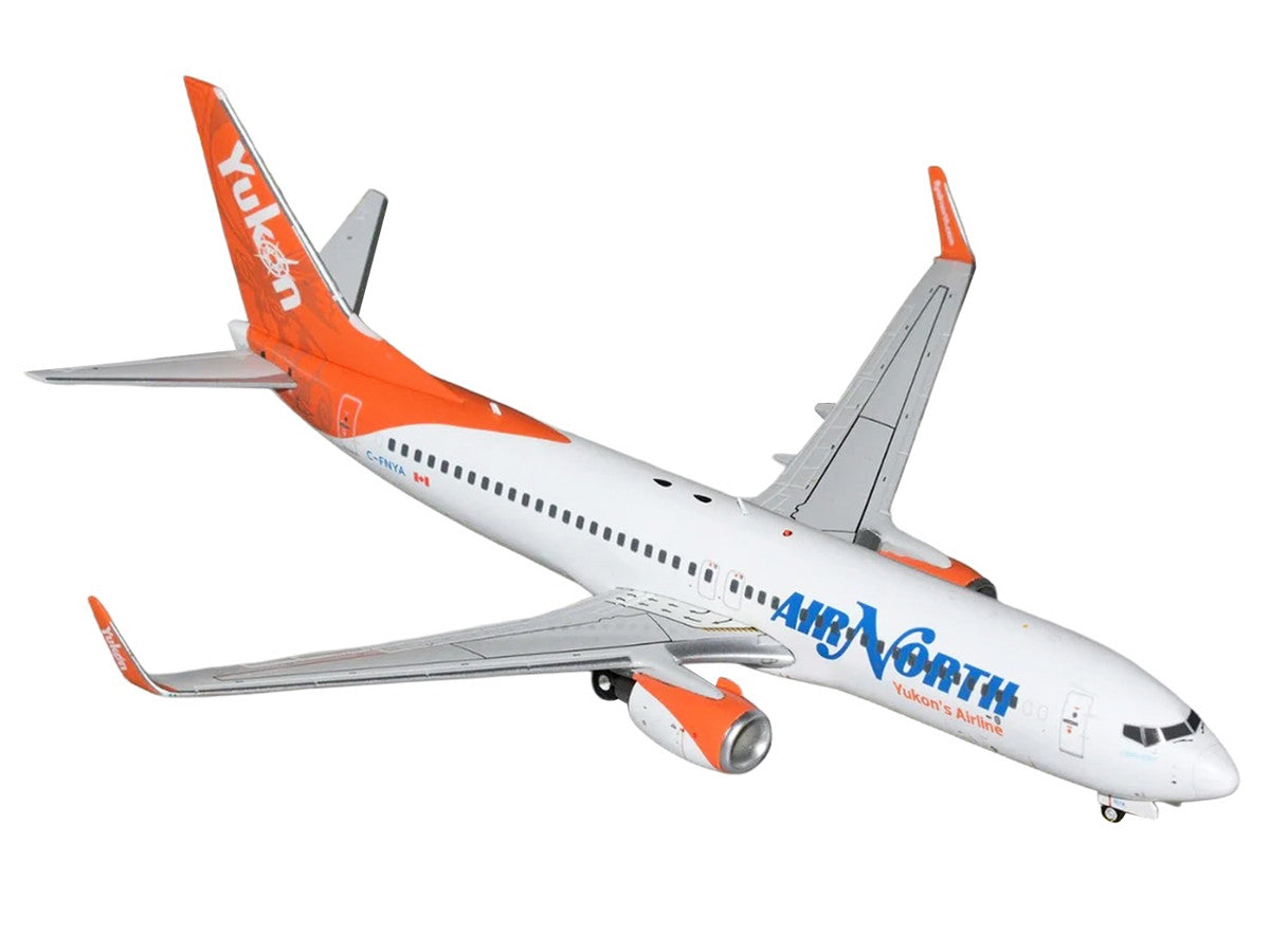 Boeing 737-800 Commercial Aircraft "Air North" (C-FNYA) White with Orange Tail "Gemini 200" 1/200 Diecast Model by GeminiJets LuxuryLifeWay Online Store