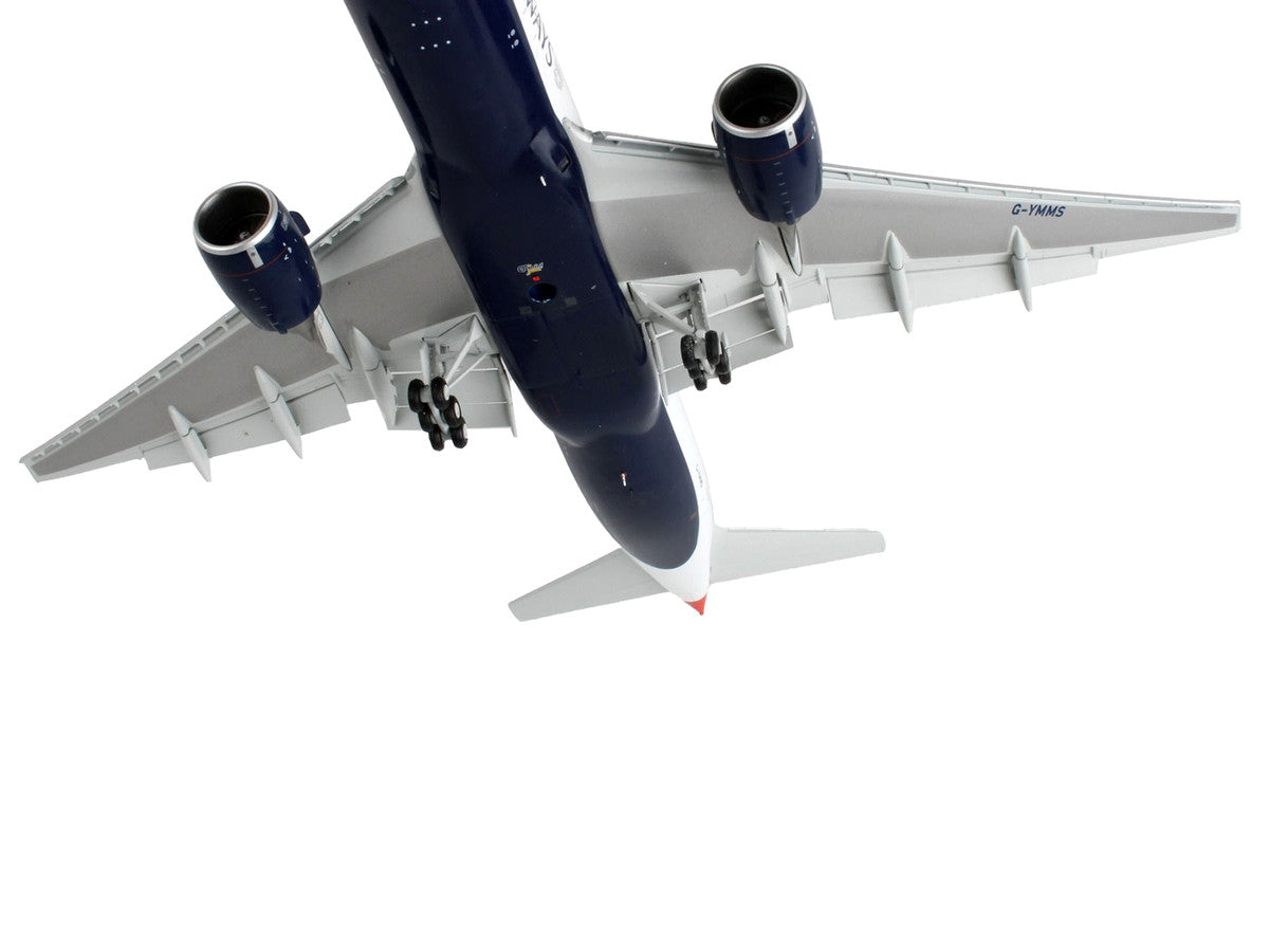 Boeing 777-200ER Commercial Aircraft with Flaps Down "British Airways" White with Striped Tail "Gemini 200" Series 1/200 Diecast Model Airplane by GeminiJets LuxuryLifeWay Online Store