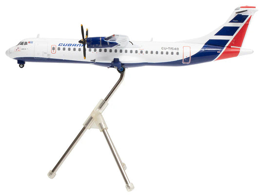 ATR 72-200 Commercial Aircraft "Cubana de Aviacion" (CU-T1548) White with Red and Blue Tail "Gemini 200" Series 1/200 Diecast Model Airplane by GeminiJets LuxuryLifeWay Online Store