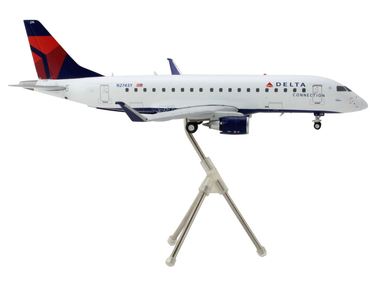 Embraer ERJ-175 Commercial Aircraft "Delta Connection" White with Blue and Red Tail "Gemini 200" Series 1/200 Diecast Model Airplane by GeminiJets LuxuryLifeWay Online Store