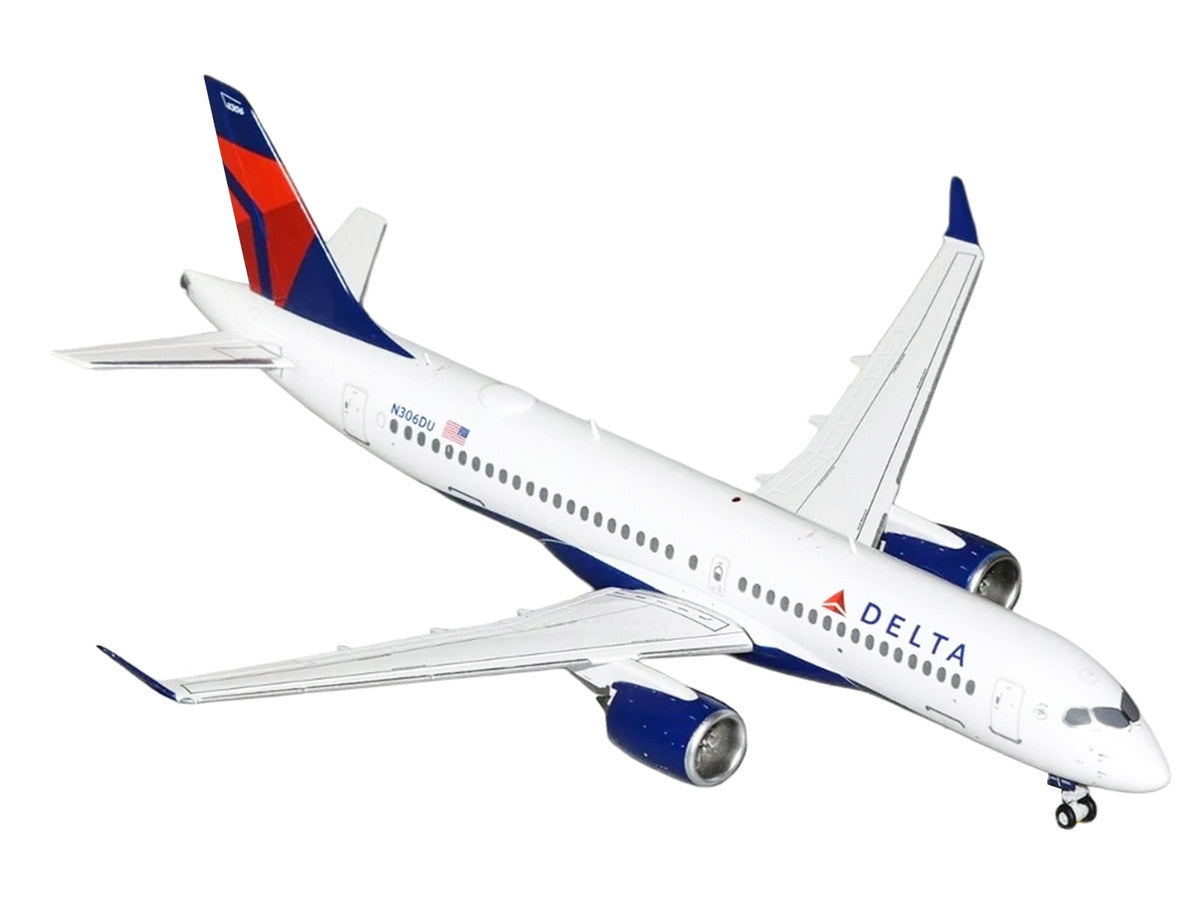 Airbus A220-300 Commercial Aircraft "Delta Air Lines" (N306DU) White with Red and Blue Tail "Gemini 200" Series 1/200 Diecast Model Airplane by GeminiJets LuxuryLifeWay Online Store