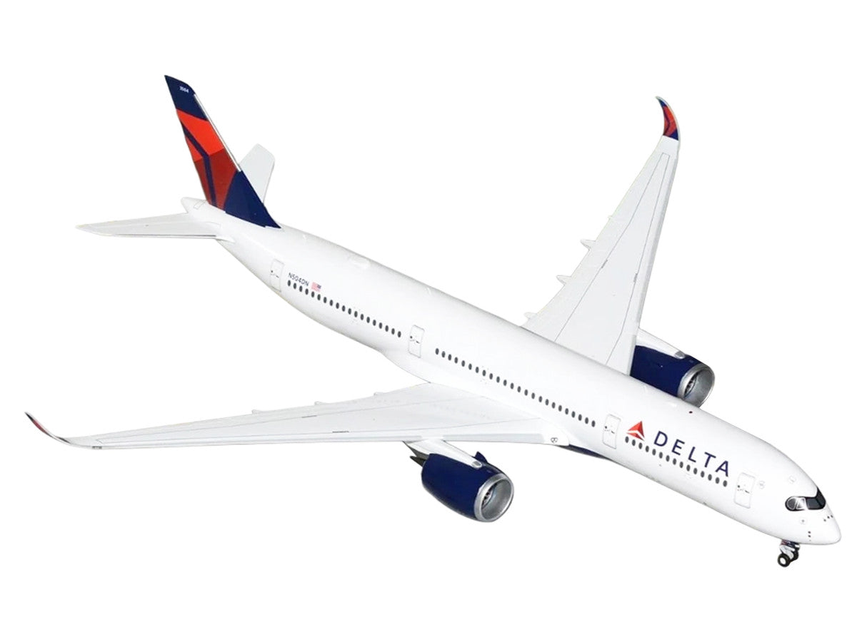 Airbus A350-900 Commercial Aircraft "Delta Air Lines" (N504DN) White with Red and Blue Tail "Gemini 200" Series 1/200 Diecast Model Airplane by GeminiJets LuxuryLifeWay Online Store
