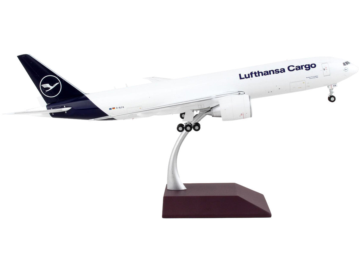Boeing 777F Commercial Aircraft "Lufthansa Cargo" White with Blue Tail "Gemini 200" Series 1/200 Diecast Model Airplane by GeminiJets LuxuryLifeWay Online Store